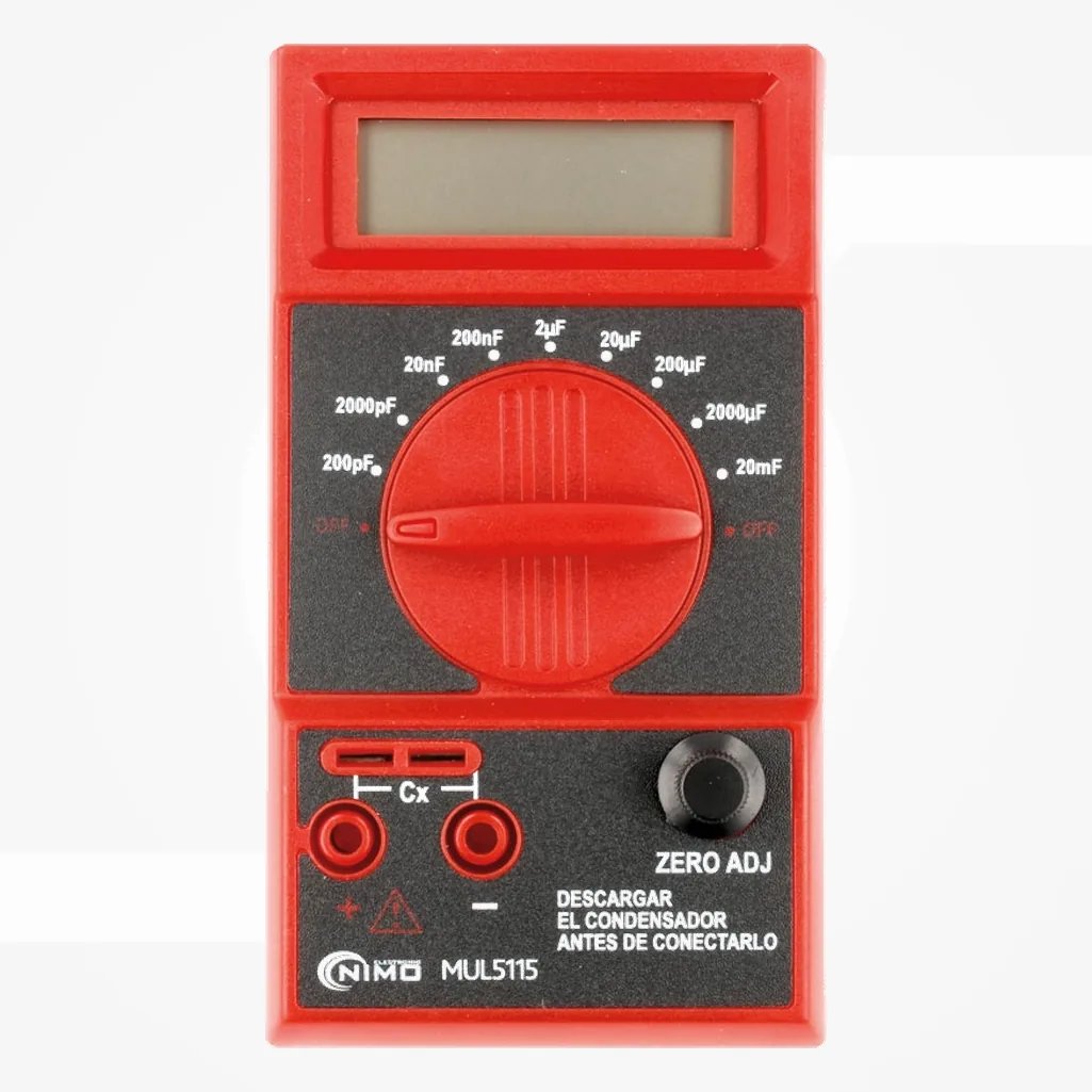 CapacÃmetro 3 1/2 Dig. de 200pF hasta 20000uF