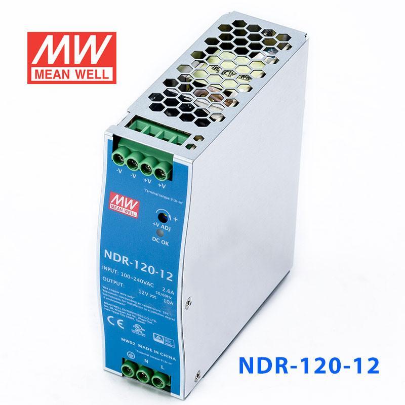 Fuente Alimentacion Carril DIN 12V/120W 10A MW