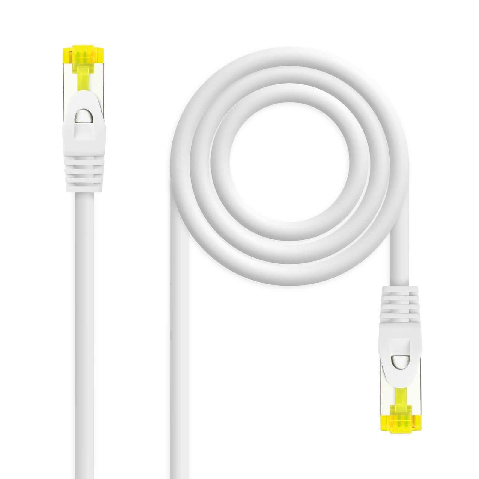 Latiguillo RJ45 Cat6a S/FTP CU LSZH 3m BLANCO NANOCABLE