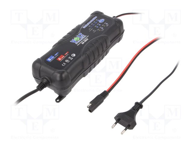 Cargador Baterias Plomo 12-24V 8A IP65