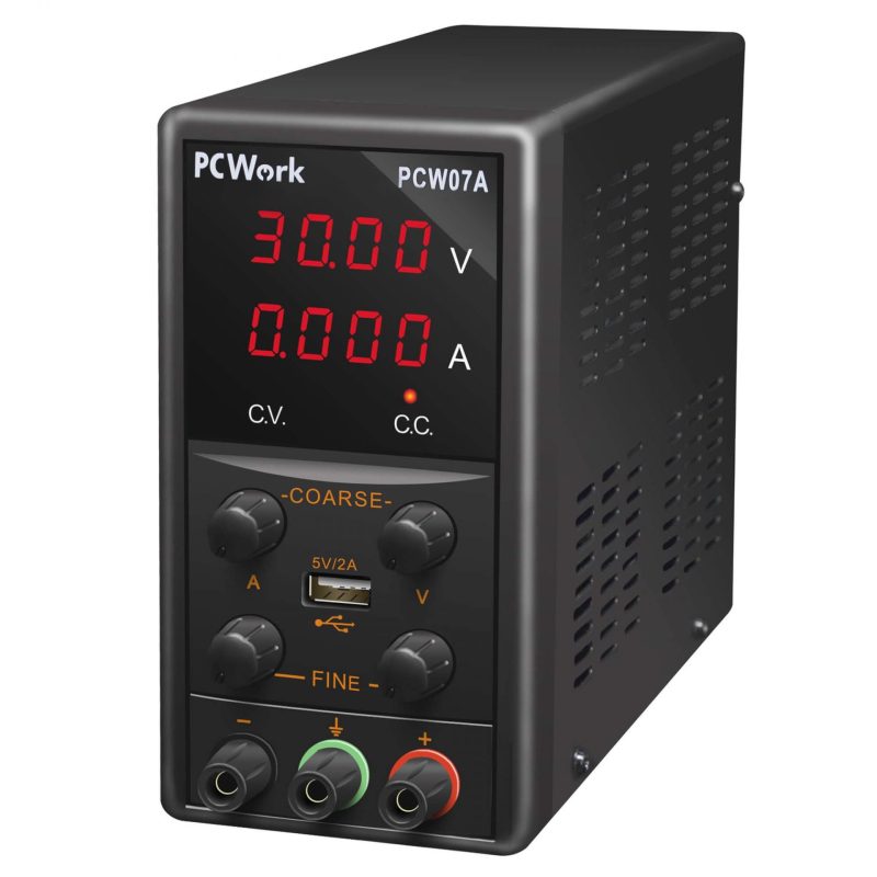 Fuente Alimentacion Digital Laboratorio 0-30Vdc 0-5Amp PCWork
