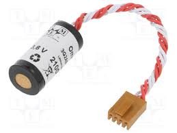 Pila litio 3,6Vdc 2/3A conector 16,5×35,4mm  PLC 17330