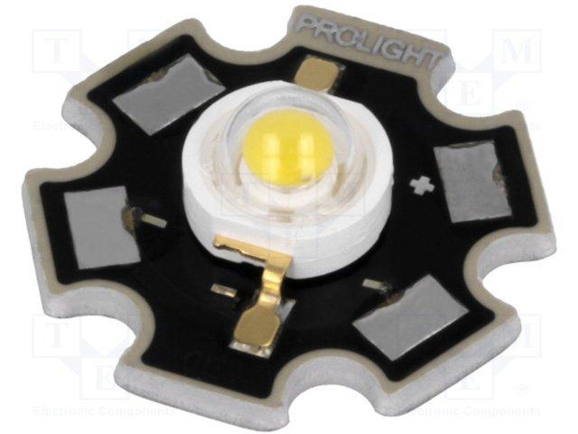 Diodo LED Potencia 3W Star 4500-5850K Blanco 130Âº