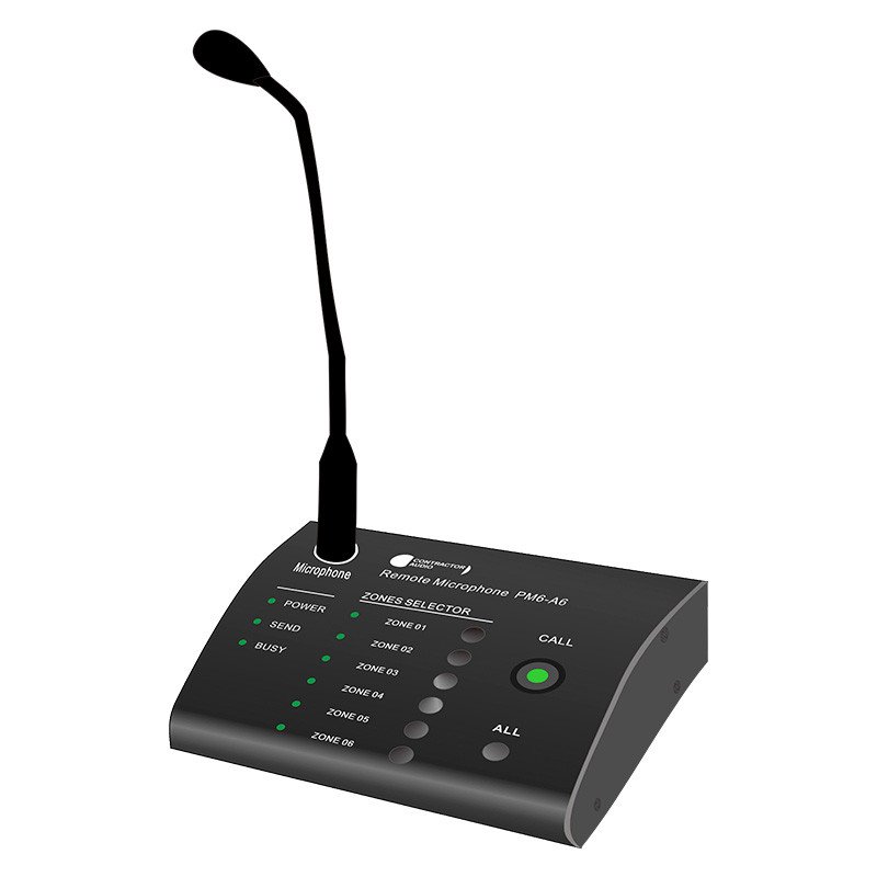 Microfono Pupitre 6Zonas para A-xx06FM CONTRACTOR