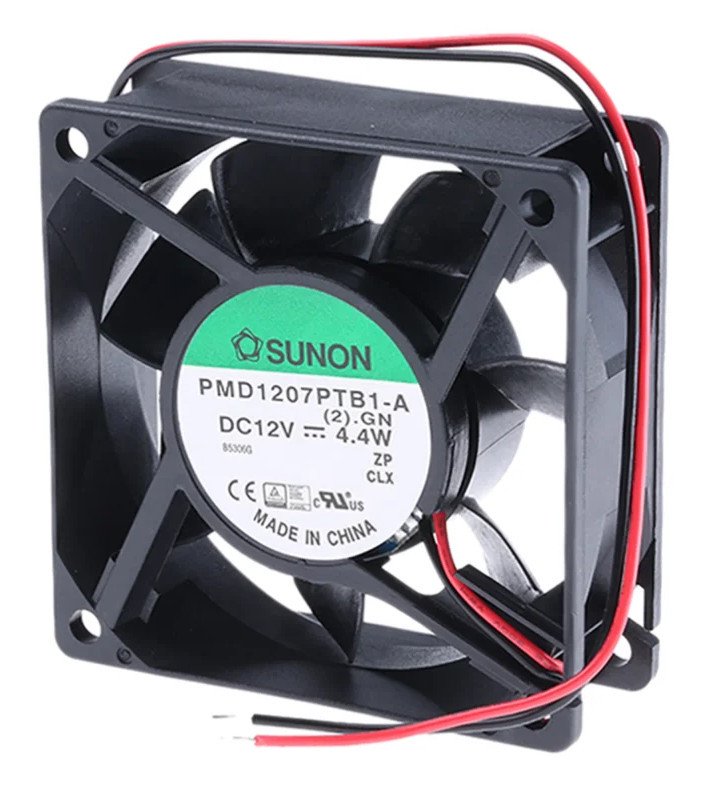 Ventilador 12Vdc 70x70x25mm 4,4W 2 Cables BOLAS