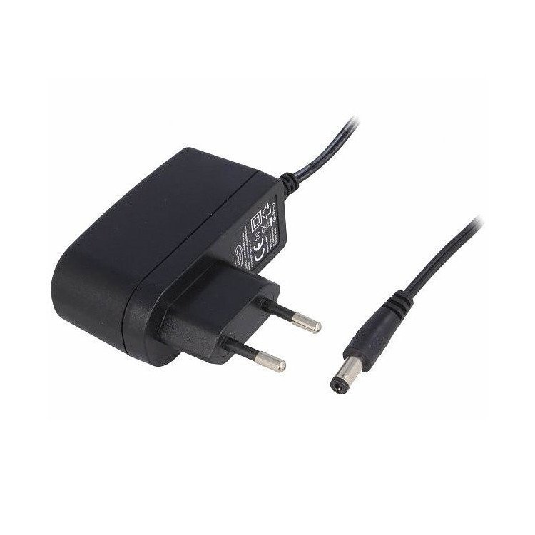 Alimentador Fijo 12Vdc  1A 12W Conector 5.5×2,1mm Centro Negativo