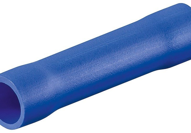Terminal Empalme Redondo Cable 1,5-2,5mm AZUL (100 unidades)