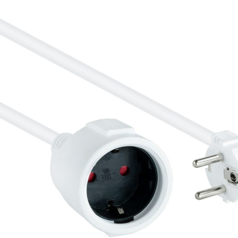 Prolongador Electrico SCHUKO BLANCO 10m NANOCABLE