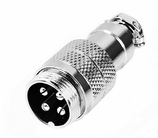 Conector Microfono Macho aereo 4 Contactos