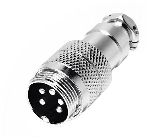 Conector Microfono Macho aereo 5 contactos Prolongador