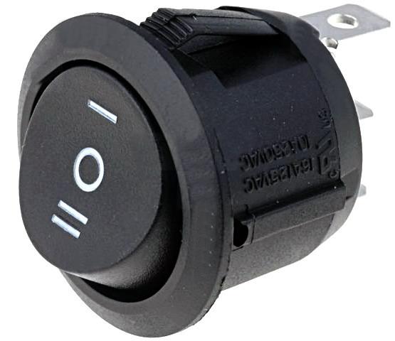 Interruptor Basculante Unipolar ON-OFF-ON 10A 3 posiciones