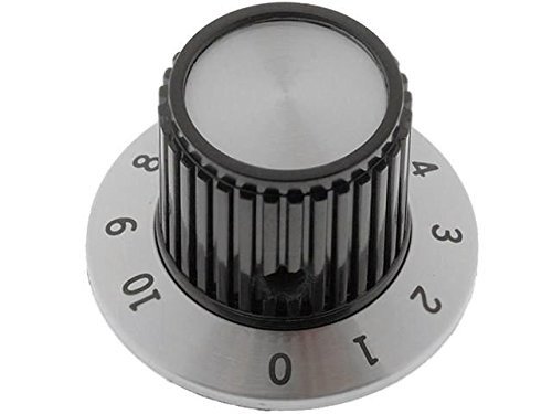 Boton Mando con Disco numerado 0-10 Eje 6,35mm