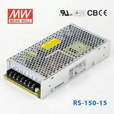 Fuente Alimentacion salida 15Vdc 10A 150W MW