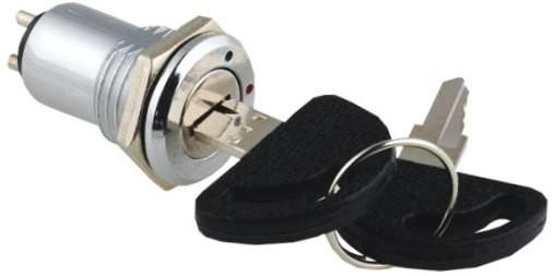 Interruptor a Llave 3 posiciones 2A/125Vac OFF-ON-ON