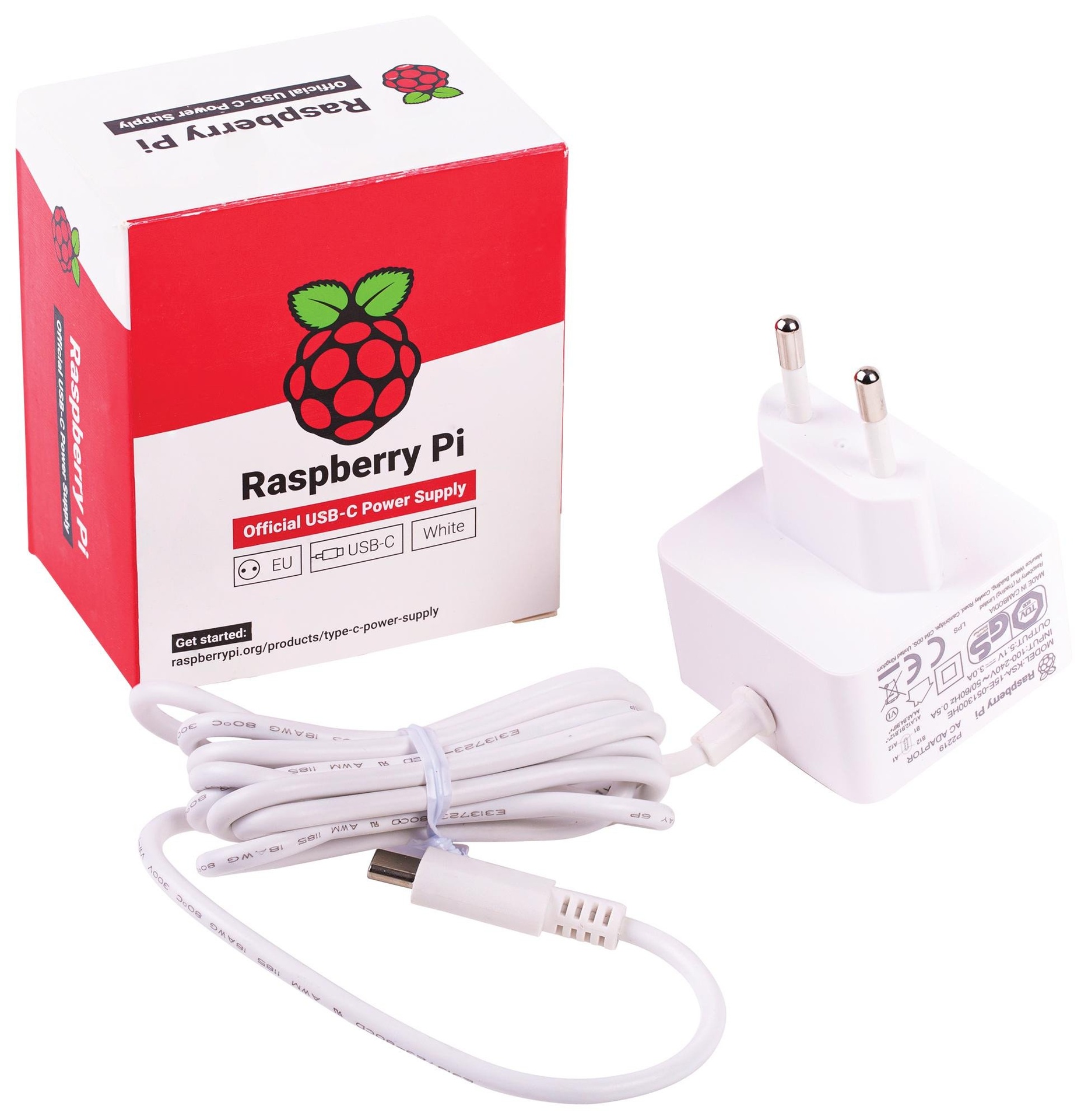 Alimentador Raspberry Pi4 5V USB-C 3A