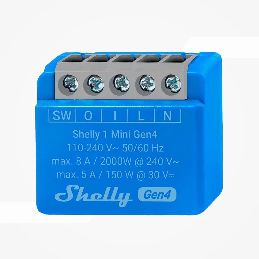 Relé Shelly 1 Mini Gen4