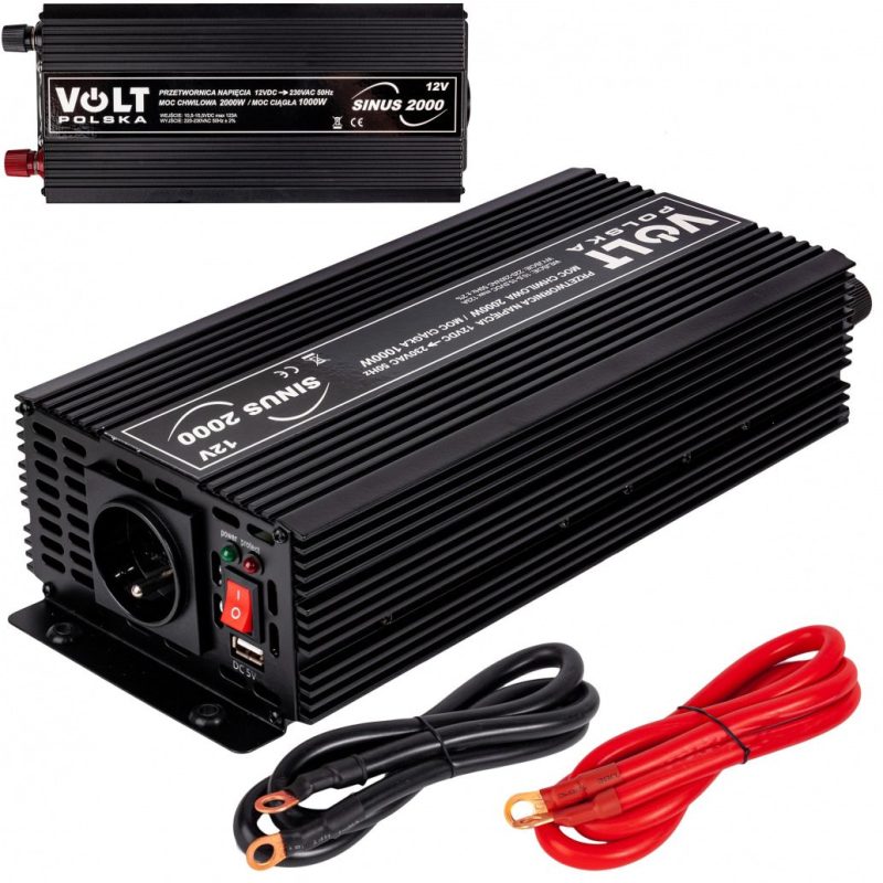 Inversor Tension 12Vdc a 230Vac 1000W ONDA PURA