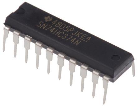Circuito Integrado Digital DIP20  74HC374N