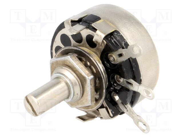 Potenciometro 2K2 2W 20% LINEAL Eje 6mm metal