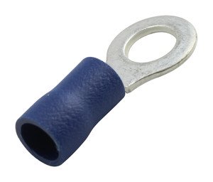 Terminal Redondo Aislado Crimpar 5,3mm color AZUL (100 unidades)