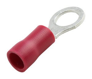 Terminal Redondo Preaislado Crimpar 5,3mm ROJO (100 unidades)