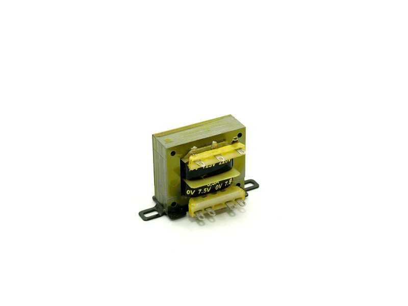 Transformador Alimentacion  7,5V+7,5Vac 0,3Amp