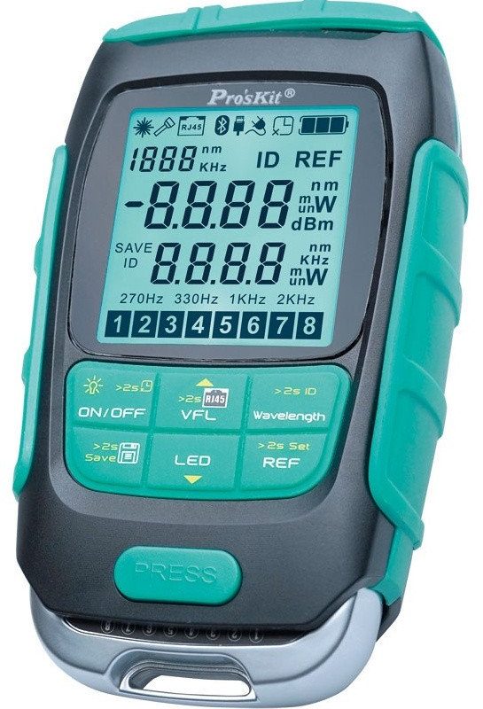 Tester Medidor Potencia Fibra Optica Redes Lan TESMT7615
