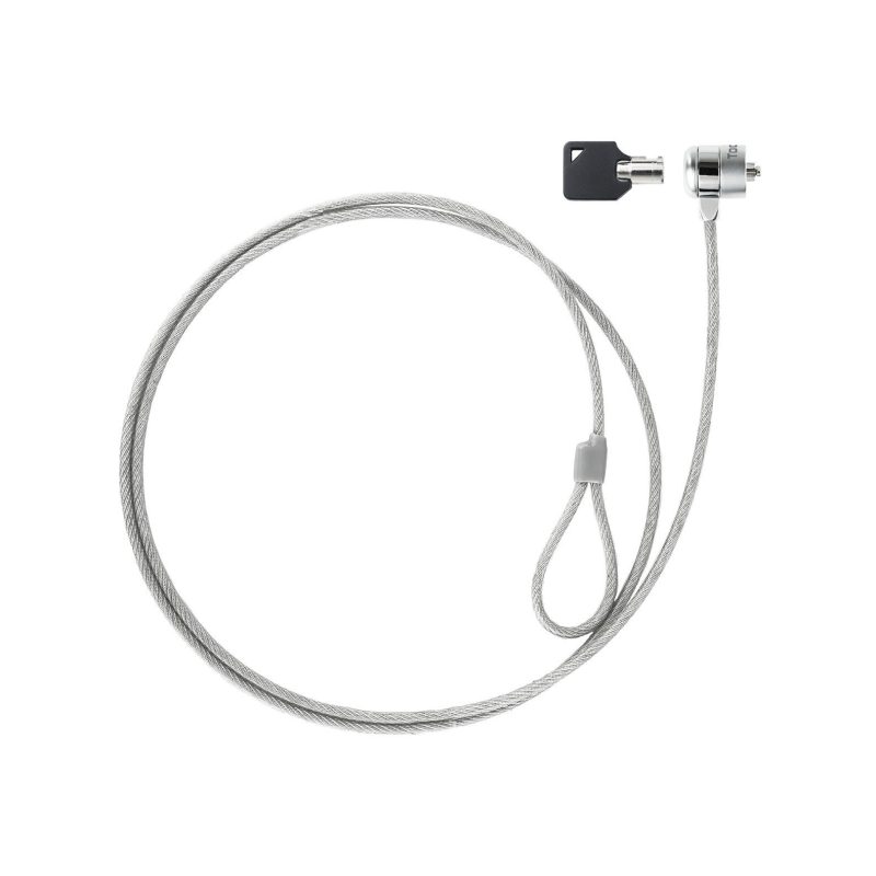 Cable Seguridad Portatiles Llave GRIS TOOQ