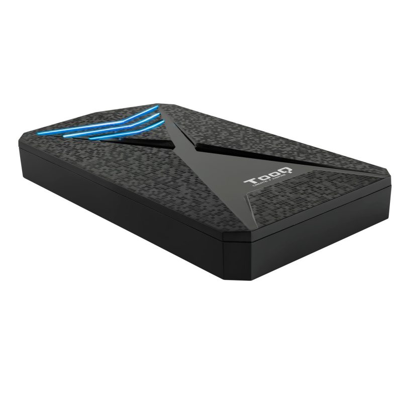 Caja Externa Disco Duro 2,5 SATA USB 3.0/3.1 Gen 1 Gaming Led AZUL