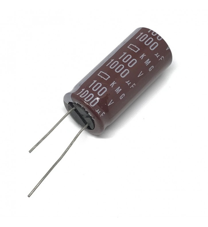 Condensador Electrolitico 1000uF 100Vdc 105ÂºC 18x40mm Radial