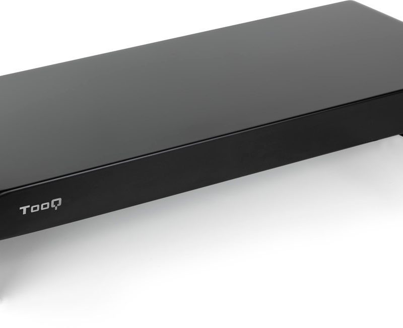 Soporte Elevador Monitor PortÃ¡til 3xUSB NEGRO TOOQ