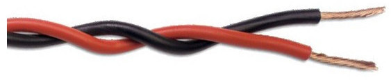 Cable Trenzado 2×2,5mm2 ROJO/NEGRO (100m)