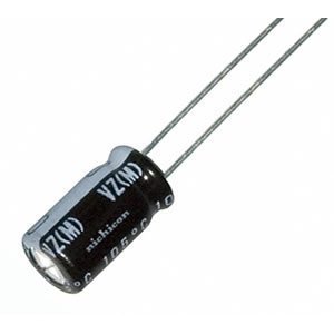 Condensador Electrolitico 1000uF 25Vdc 105ÂºC 10x20mm Radial