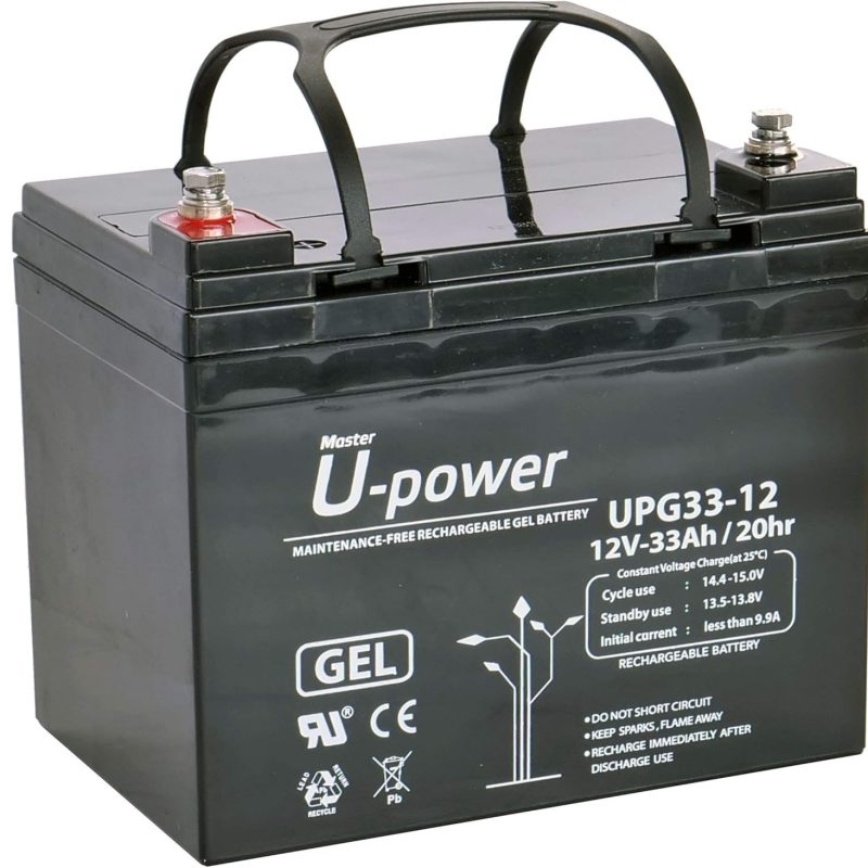 Bateria Plomo GEL 12V/33Ah Energia SOLAR UPG33-12