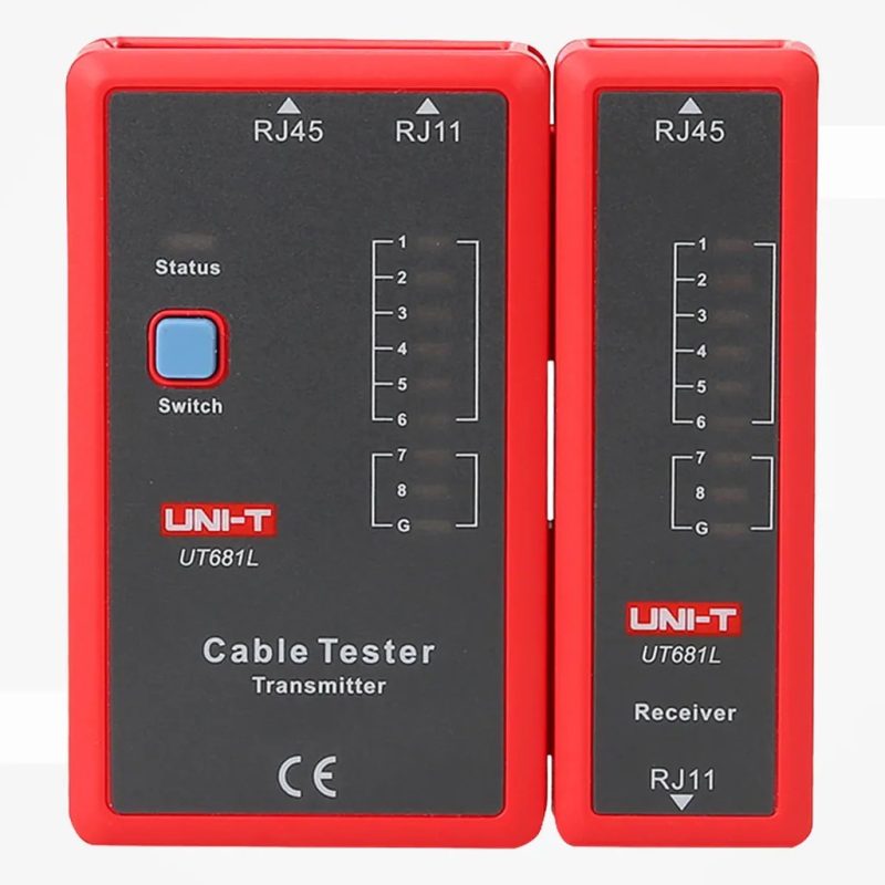 Tester Cables de Red RJ45 y Telefono RJ11, RJ12 UT681L