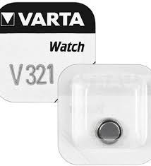 Pila Reloj 321 VARTA Oxido Plata SR616SW