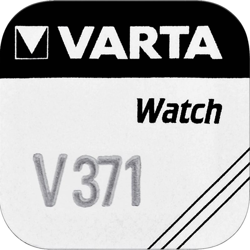 Pila Reloj 371 VARTA Oxido Plata 1,55Vdc SR920SW