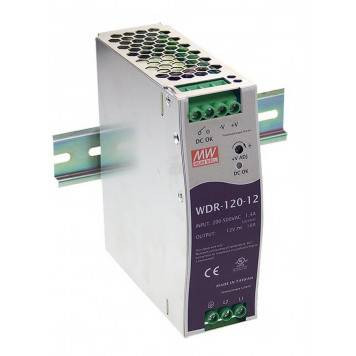 Fuente Alimentacion Carril DIN 24Vdc 120W 5A 180-550VAC MW