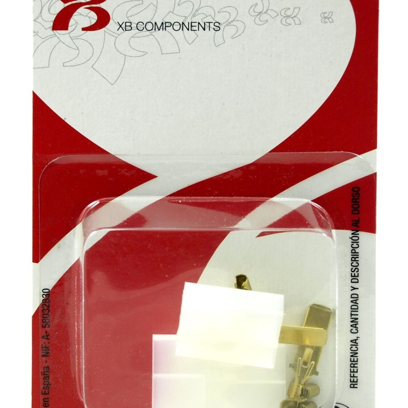 Caja Conectora Forma T 2 vias Faston 6,3mm (Blister)