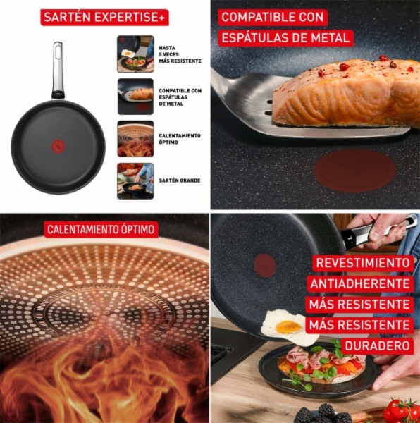 SARTEN TEFAL G3330743 EXPERTISE+ - Imagen 3