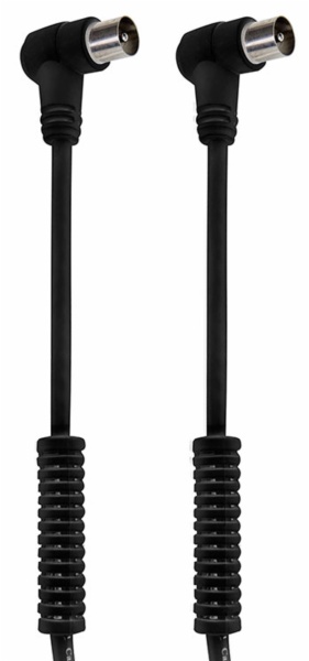 CONECTOR DCU TECNOL. ANT.TV M 90-90H NEGR
