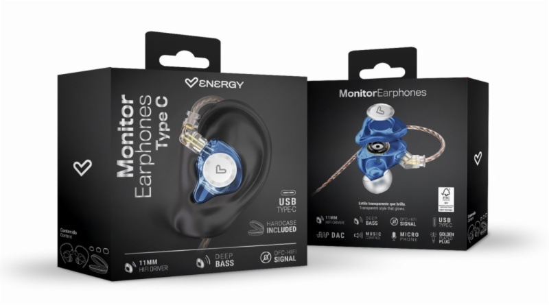 AURICULARES ENERGY SIST. MONITOR EARPH.TYPE C - Imagen 3