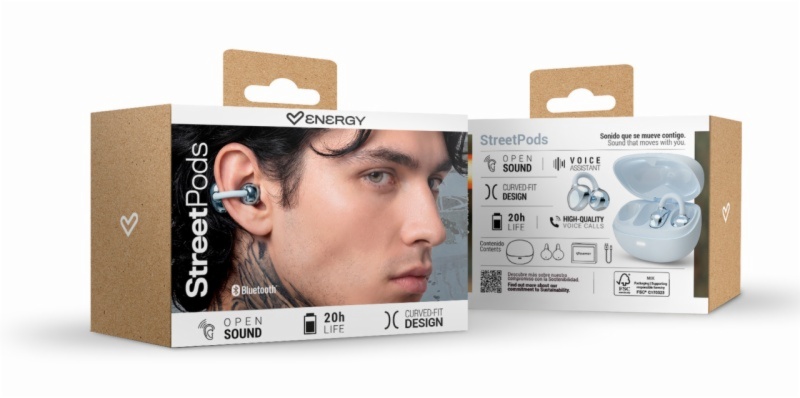 AURICULARES ENERGY SIST. STREETPODS OPEN SOUN - Imagen 3