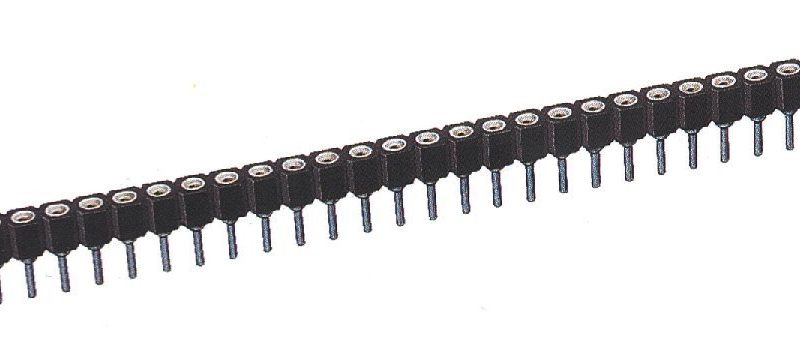 Tira Poste 32Pin Torneado Hembra paso terminales 2,54mm