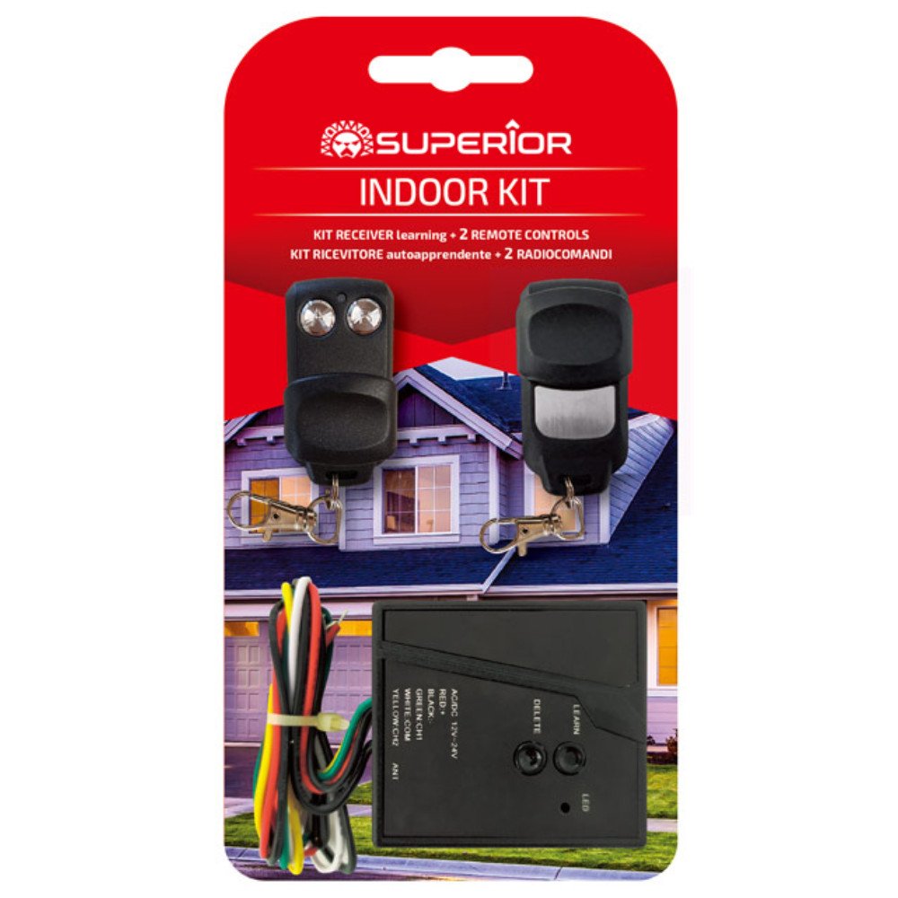 KIT Centralita 433Mhz y 2 Mandos 2C SUPERIOR INDOORKIT