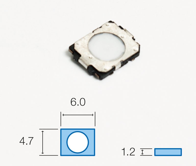 Pulsador Tacto SMD medidas 6×4,7mm  SW049