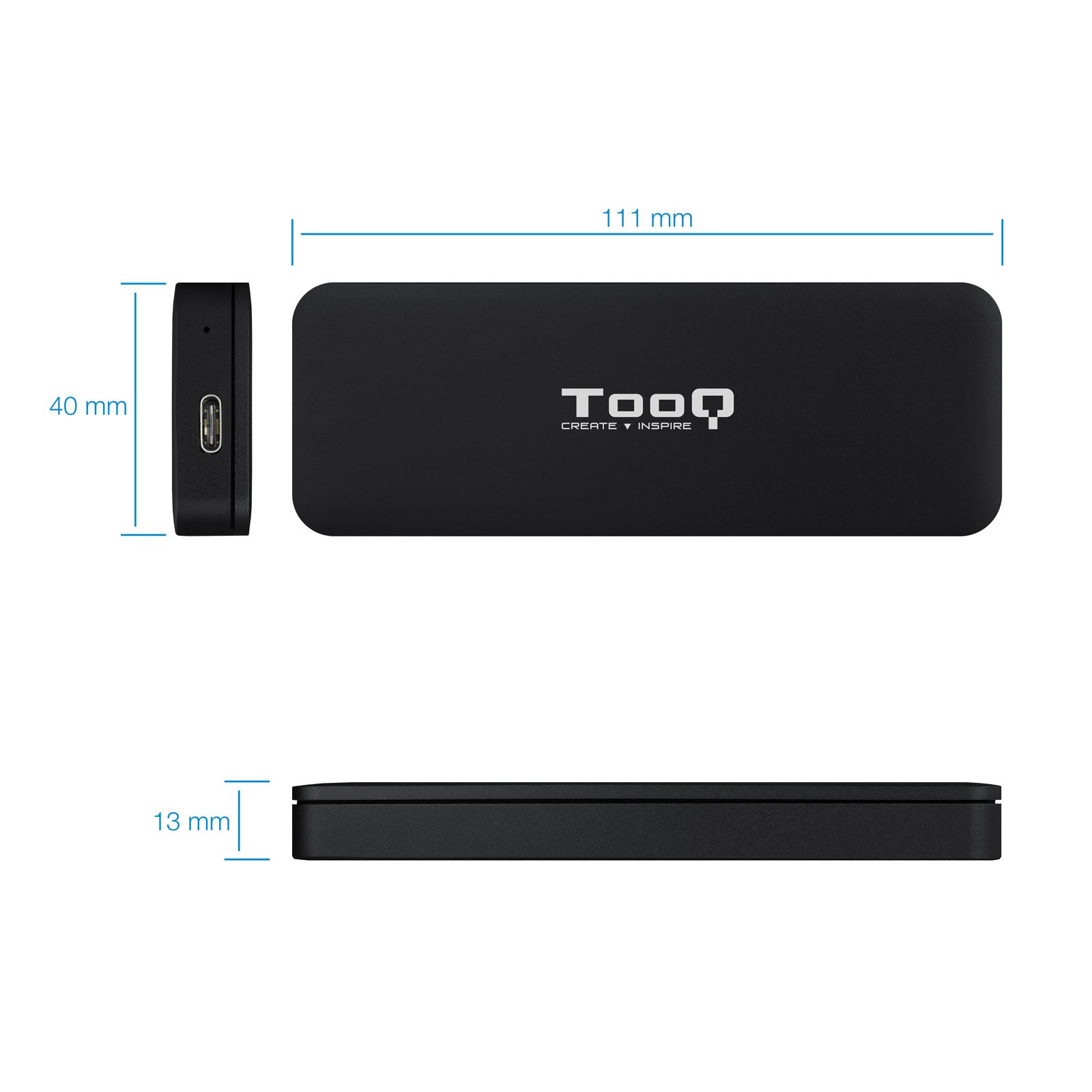 Caja Externa para SSD M.2 NVMe PCIe
