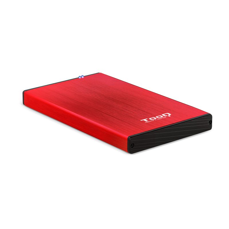 Caja Externa Disco Duro 2,5 SATA USB 3.0 ROJA