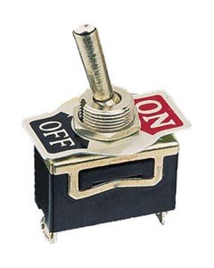 Interruptor Palanca Unipolar OFF-ON 15A Terminales Tornillos