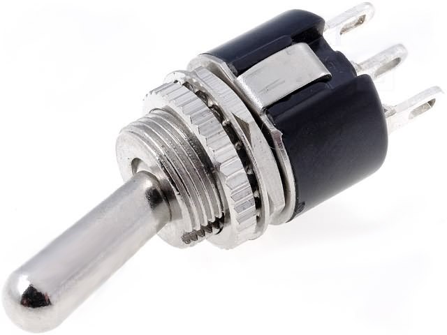 Interruptor Palanca Unipolar ON-ON 1Cto 3A/250Vac